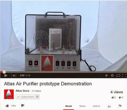 Atlas Air Purifier Smoke Cleaning Video