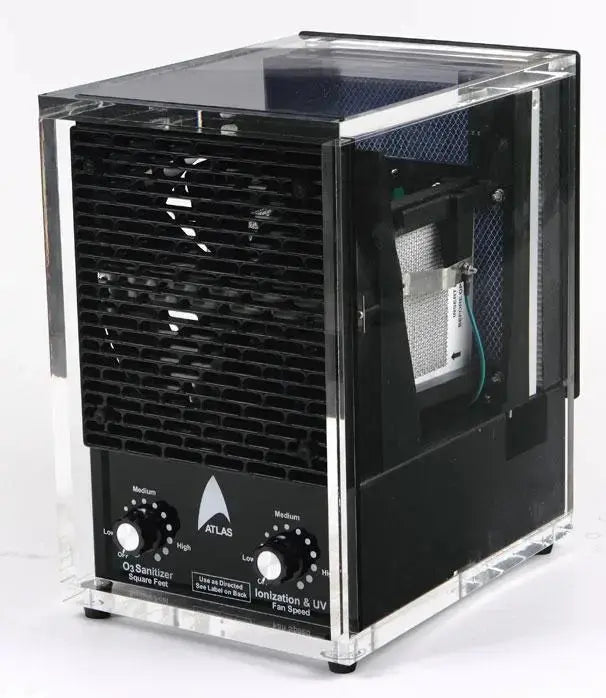 Acrylic Air Purifier Dual Ozone with Washable HEPA Ionizer Atlas