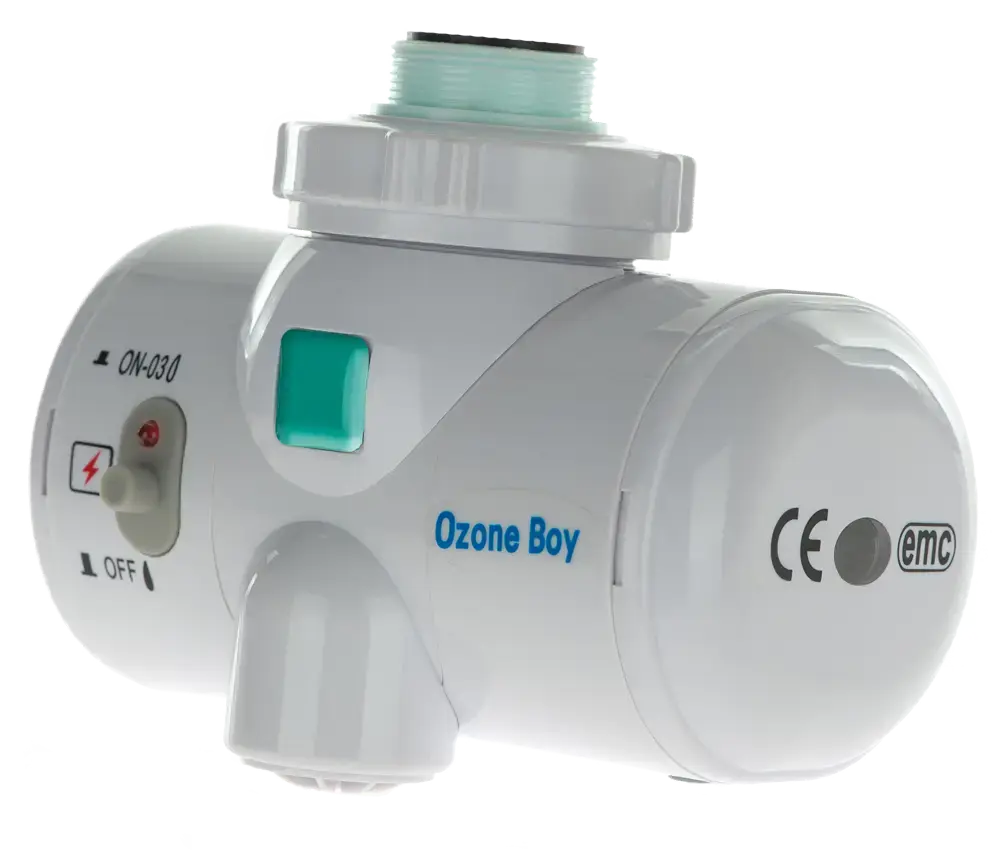 The OzoneBoy Water Sanitizer (Attaches Right onto Sink Faucets!!) Atlas