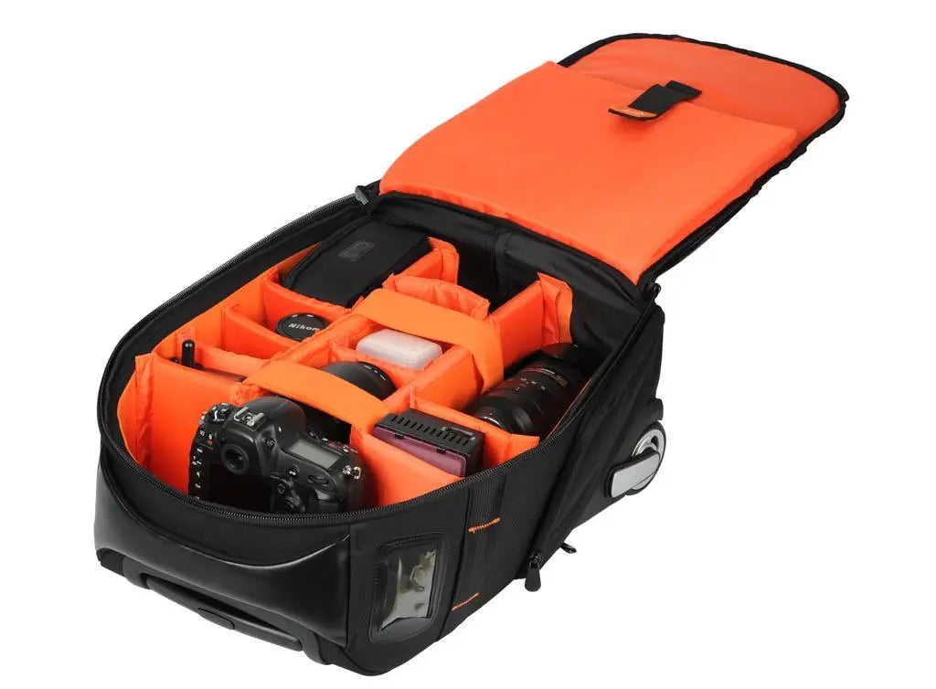 Atlas Wheeled Trolley Camera Backpack Rolling Sleek Professional Lightweight Two Column Atlas