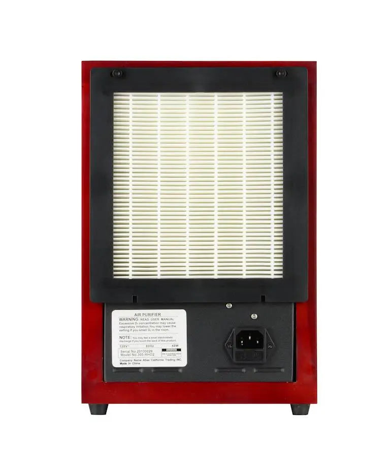 Washable HEPA Ionic Air Purifier Cleaner Ozone Ionizer (300RH02) Atlas