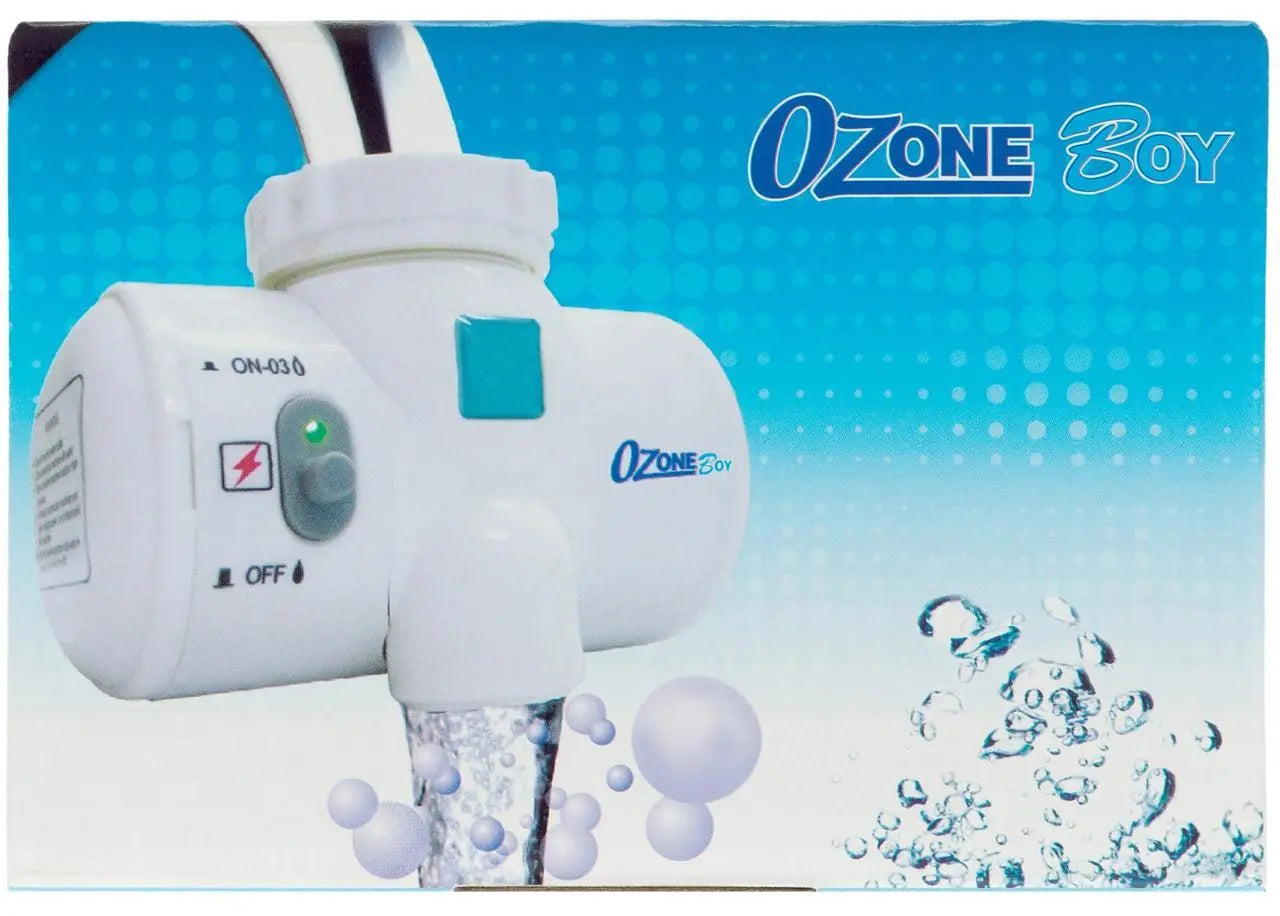 The OzoneBoy Water Sanitizer (Attaches Right onto Sink Faucets!!) Atlas