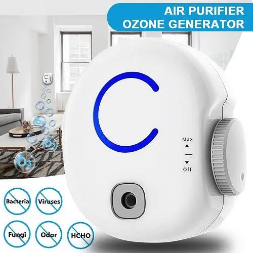 Portable Plug in Home Air Purifier Odor Eliminator Ozone Generator Atlas