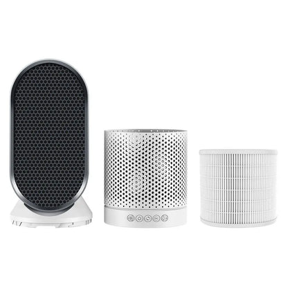 Rotating Negative Ion Dual Fan Activated Carbon Hepa Filter Air Purifier ATLS8 Atlas